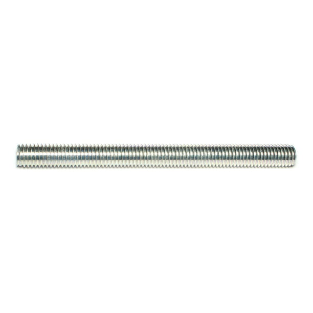 Full Thread Threaded Rods Zinc Plated Steel 12 pcs 1/2-13 X 6 